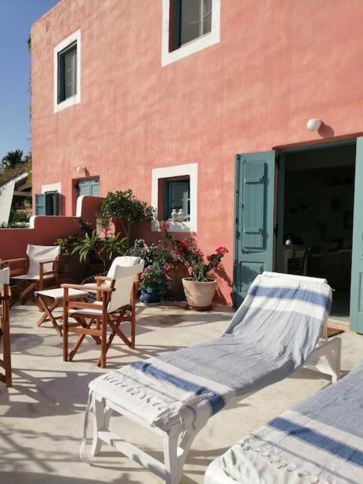 Villa Casa Dei Melograni At Vourlidia Leros Vromolithos Esterno foto